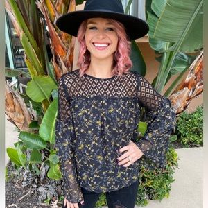 NWT Loveriche Floral Top